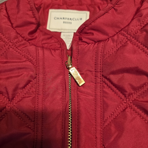 Like new Charter Club petite quilted coat. - Picture 5 of 12